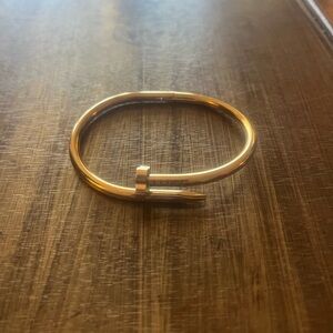 Gold Nail Bracelet